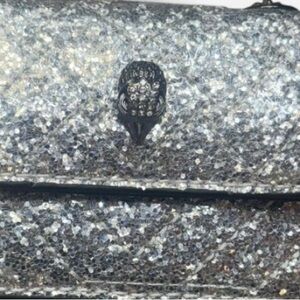 Kurt Geiger Metallic Silver Clutch